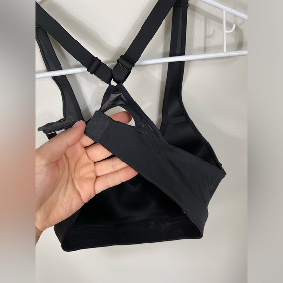 Athleta Advance Bra Black Sport Gym Size 34B - Picture 6 of 12